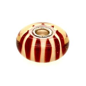 Trollbeads Chocolate Striped Charm